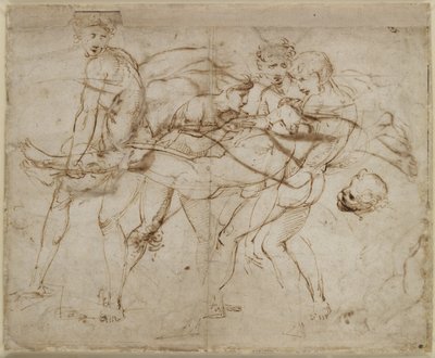 Recto：The Death of Meleager or The Death of Adonis、WA1846.180 作： Raffaello Sanzio Raphael